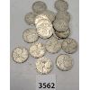 Image 1 : LOT OF 20 - CDN SILVER 25 CENT PCS - PRE 1967