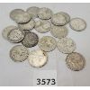 Image 1 : LOT OF 20 - CDN SILVER 25 CENT PCS - PRE 1967