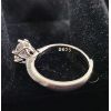 Image 5 : MOISSANITE 2.0 CARAT ENGAGEMENT RING - ROUND BRILLIANT CUT - SZ 7 