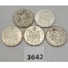 Image 1 : LOT OF 5 - CDN 50 CENT PCS - PRE 1967