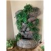 Image 3 : Large Lightweight Composite Waterfall w Silk Plants