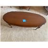 Image 10 : 3 Piece Set - Wood Coffee Table, End Table w Drawer & Round Console Table w Storage