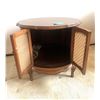 Image 5 : 3 Piece Set - Wood Coffee Table, End Table w Drawer & Round Console Table w Storage