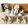 Image 1 : Ladies of Fashion - The Bride by Coal Port, Dove music figure, Angel statue, 4 Cherubs