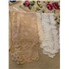Image 2 : Large Assortment of beautiful Table Cloths, and table runners  (3 hand made), rose rectangula