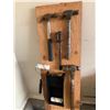 Image 2 : Set of Hammers,  trailer pin, paint tray with roller and 5 hand saws