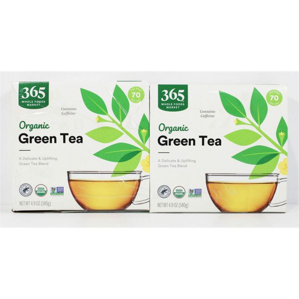 2 BXS ORGANIC GREEN TEA - 140G