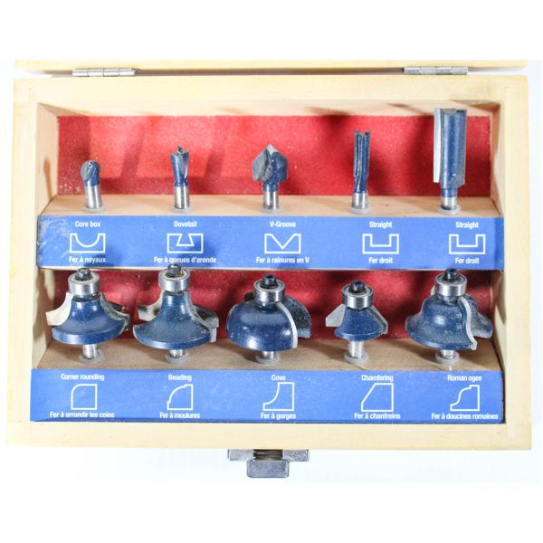 MASTERCRAFT ROUTER BIT SET