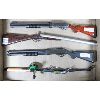 Image 1 : 4 UNUSUAL 3 SHOTGUN + FISHING ROD GAS LIGHTERS