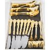 Image 1 : 39 PC ROGERS GOLD PLATED FLATWARE