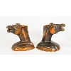 Image 1 : VINTAGE COPPER METAL HORSE BOOKENDS