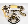 Image 1 : VINT CHROME ROTARY DIAL TELEPHONE
