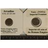 Image 2 : 2 ROMAN ANCIENT COINS: 383-408 A.D. ARCADIUS &