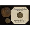 3 ROMAN ANCIENT COINS: 351-354 A.D. CONSTANTIUS