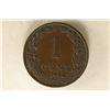 Image 2 : 1906 NETHERLANDS 1 CENT COIN