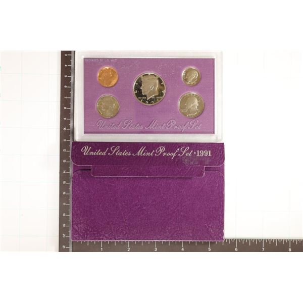 1991 US PROOF SET (WITH BOX)