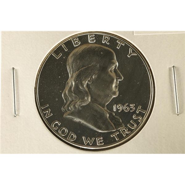 1963 SILVER PROOF FRANKLIN HALF DOLLAR