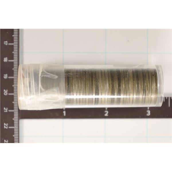ROLL OF 40-1943-S JEFFERSON SILVER WAR NICKELS 2