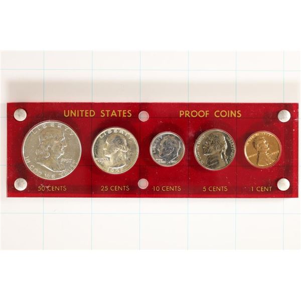 1957 US SILVER PROOF SET IN HARD PLASTIC CASE