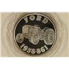 Image 1 : 1 TROY OZ. .999 FINE SILVER PROOF ROUND "FORD