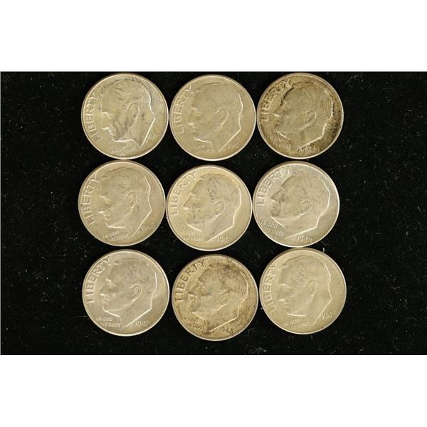 9-1948 SILVER ROOSEVELT DIMES
