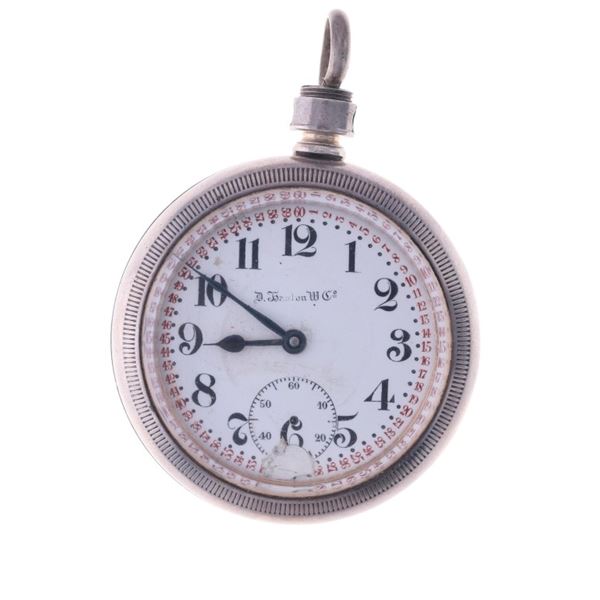 D. Hanlon W. Co. 21 Jewel Sterling Silver Watch