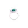 Image 8 : 4.59ct Emerald VS2 Diamond & Platinum Ring