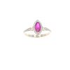 Image 6 : Marquise Ruby Diamond & 14k Yellow Gold Ring