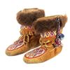 Image 1 : C. 1962 First Nations Beaded Moose Hide Mukluks