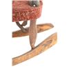 Image 17 : 19th C. Buffalo Horn & Elk Antler Rocking Chair