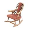Image 3 : 19th C. Buffalo Horn & Elk Antler Rocking Chair