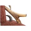 Image 9 : 19th C. Buffalo Horn & Elk Antler Rocking Chair