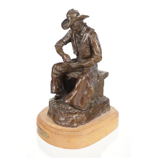 Bob Scriver (1914-1999) Bull Durham Cowboy Bronze