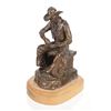 Image 1 : Bob Scriver (1914-1999) Bull Durham Cowboy Bronze