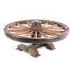 Image 11 : 19th C. Western Covered Wagon Wheel Coffee Table