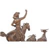 Image 16 : C.M. Russell (1864-1926) The Round Up Bronze