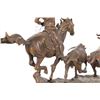 Image 17 : C.M. Russell (1864-1926) The Round Up Bronze