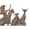 Image 18 : C.M. Russell (1864-1926) The Round Up Bronze