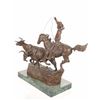 Image 8 : C.M. Russell (1864-1926) The Round Up Bronze