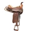 Image 3 : Buffalo Western Tooled Cheyenne Roll Saddle