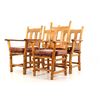 Image 3 : Thomas Molesworth Style Log Chair Set of Four