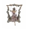 Image 5 : French Mozeau Swinging Woman Bronze c. mid 1900's
