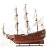 Image 2 : Swedish Warship Vasa Intricate 54" Handmade Model