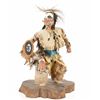 Image 1 : Iron Maker - Feather Native Dog Soldier Sculpture