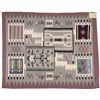 Image 2 : RARE Navajo Large Sampler Rug by Elsie Shaw