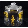 Image 2 : Planters "Mr Peanut" Glass Mercantile Jar c. 1930s