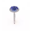 Image 4 : 3.39ct Tanzanite VS2 Diamond & 18k White Gold Ring