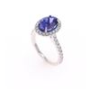 Image 7 : 3.39ct Tanzanite VS2 Diamond & 18k White Gold Ring