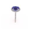 Image 8 : 3.39ct Tanzanite VS2 Diamond & 18k White Gold Ring