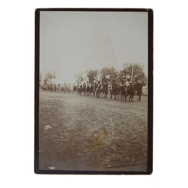 19th C. Buffalo Bill's Wild West Show Parade Photo